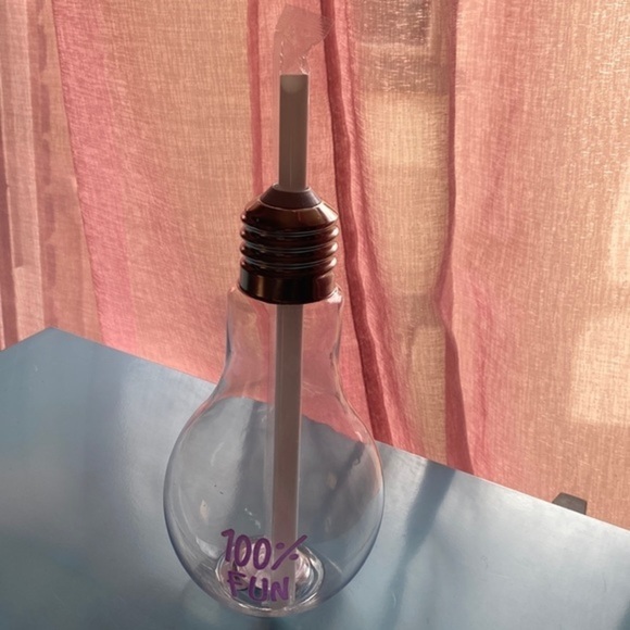 Rainbow Other - ⭐️✨ The Illuminating Sip: Lightbulb-shaped Drinking Bulb for 100% Fun!
